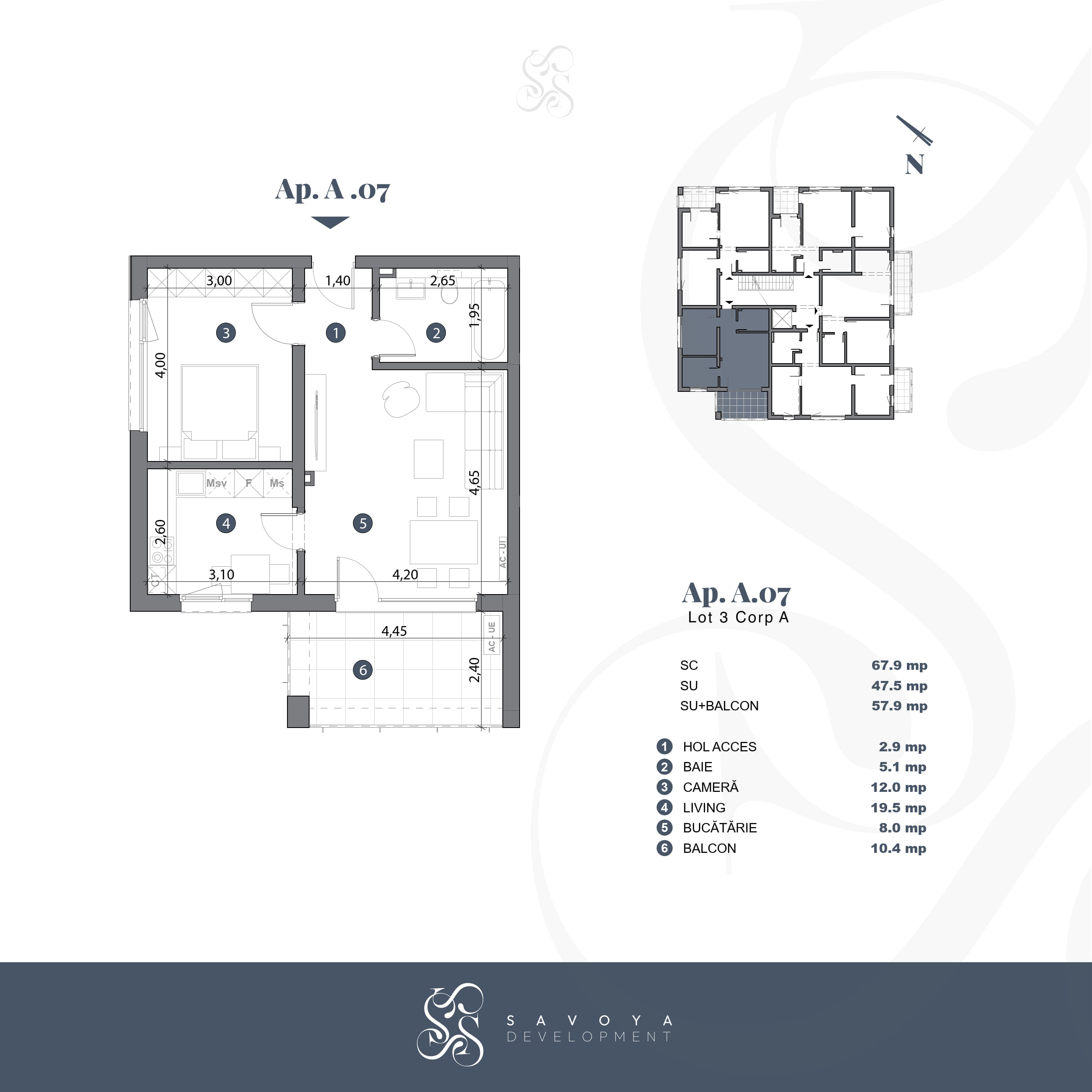 schiță plan apartament