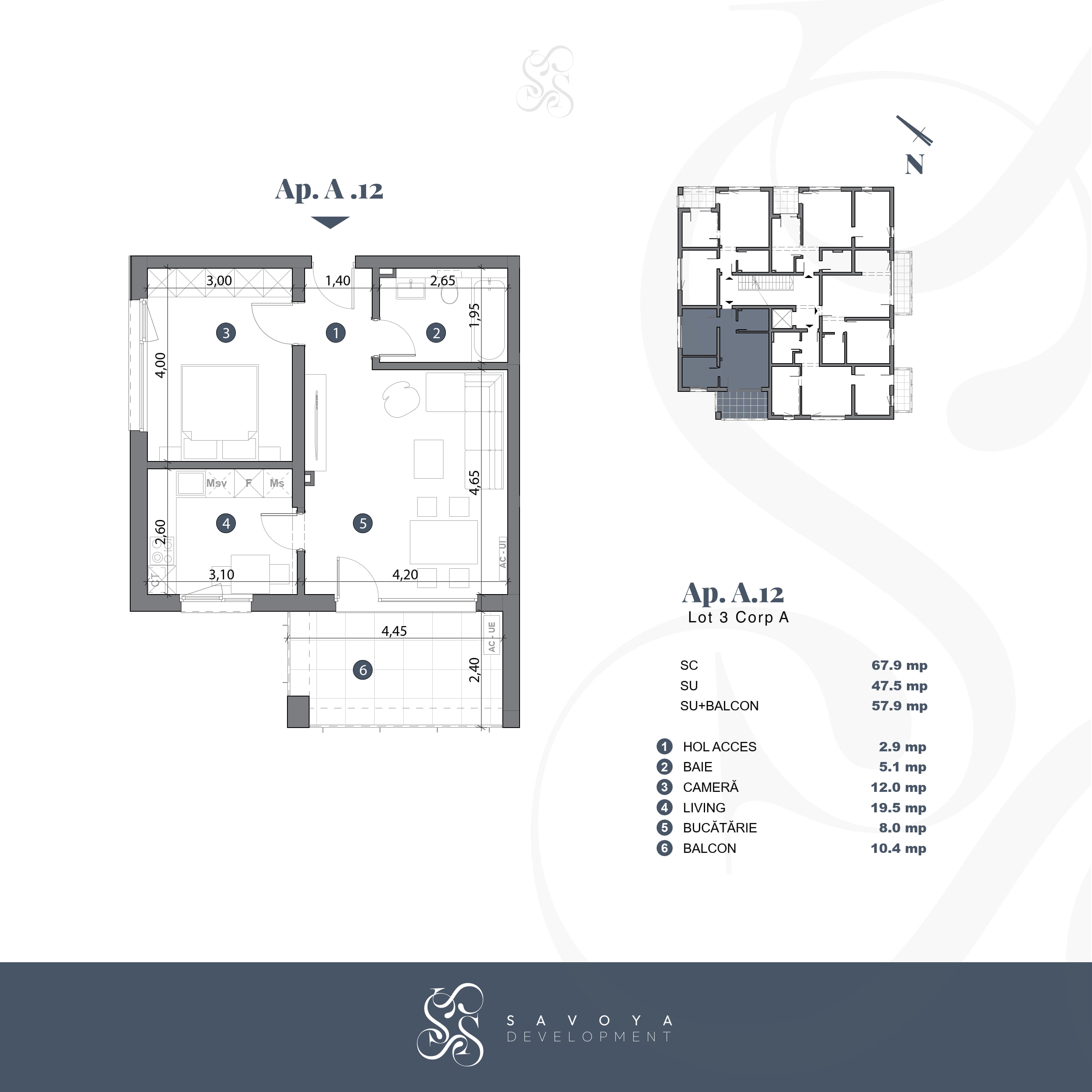 schiță plan apartament