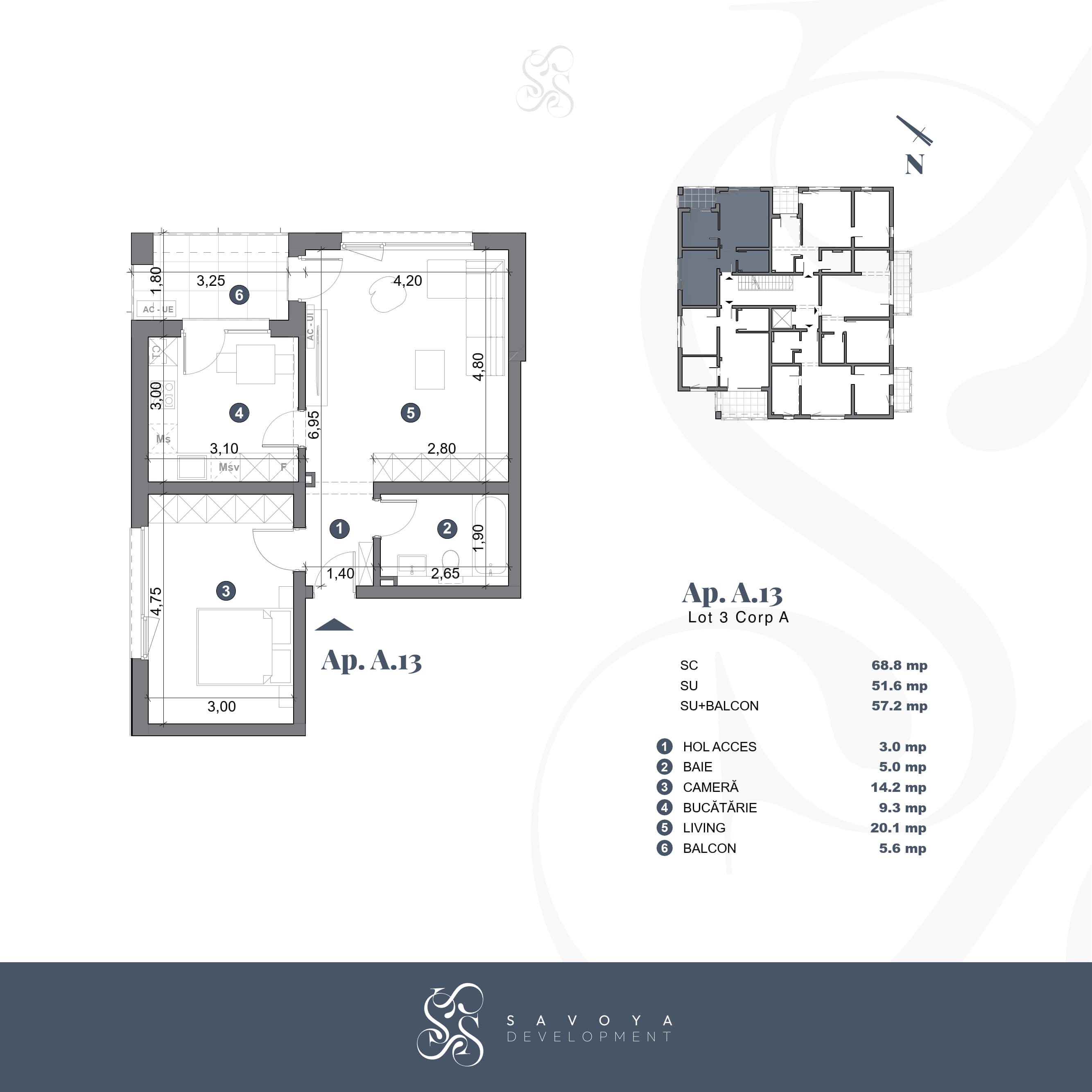 schiță plan apartament