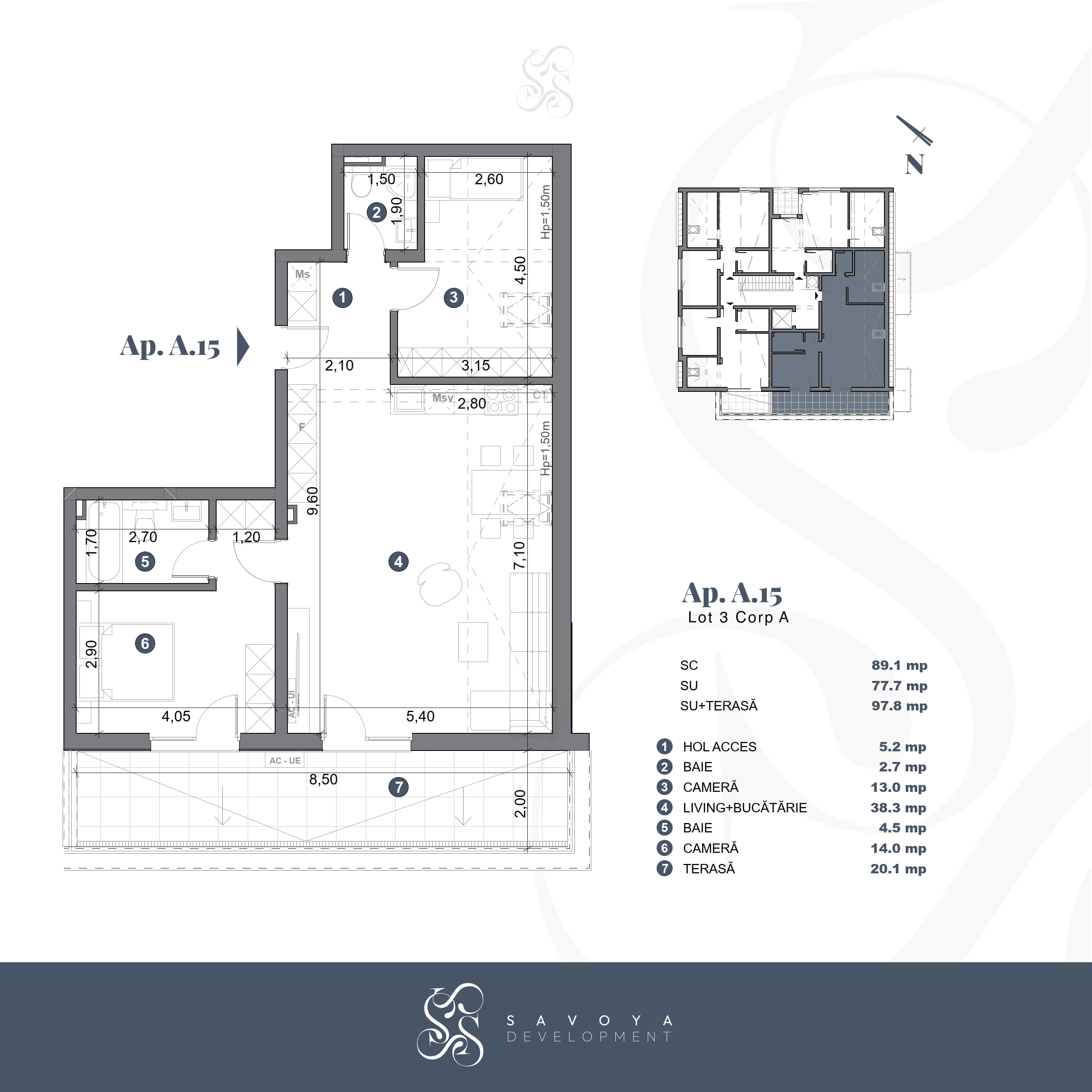 schiță plan apartament