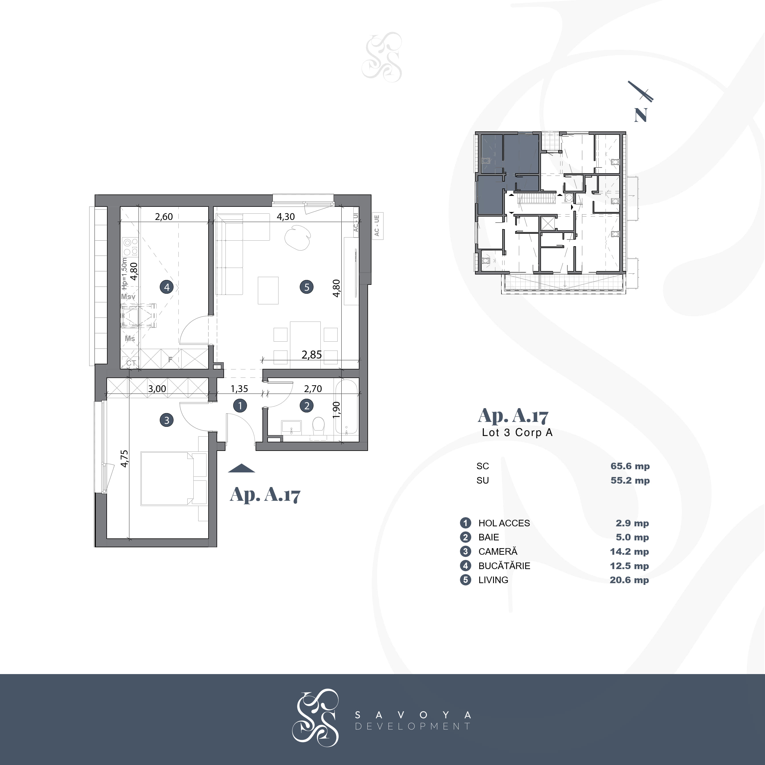 schiță plan apartament