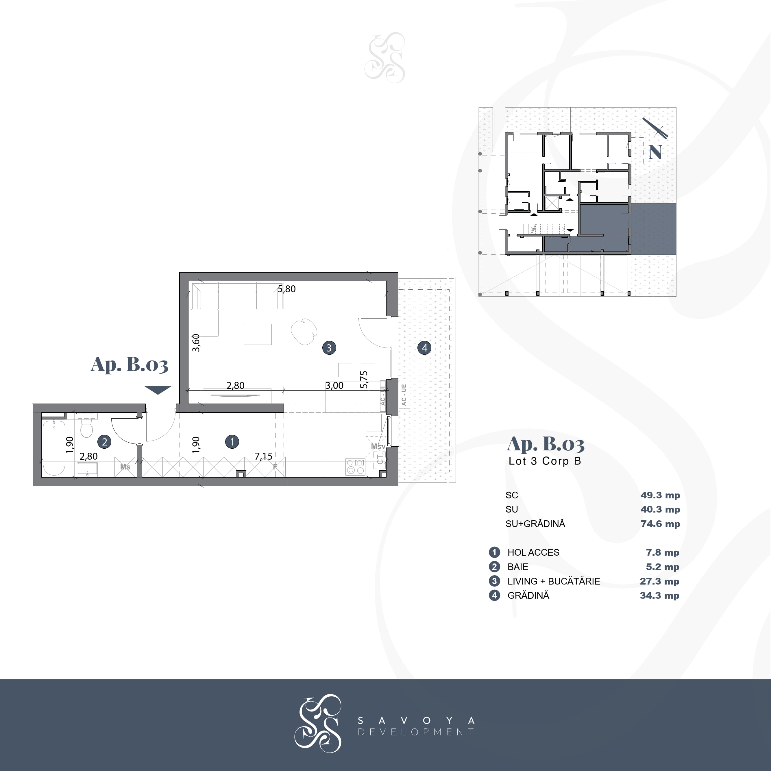 schiță plan apartament