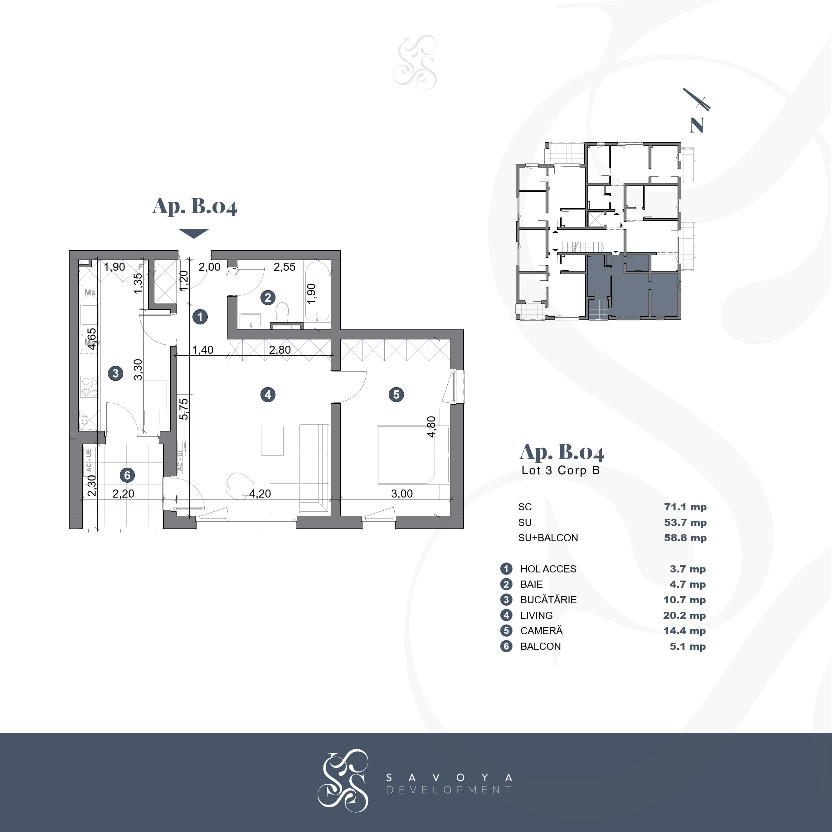 schiță plan apartament