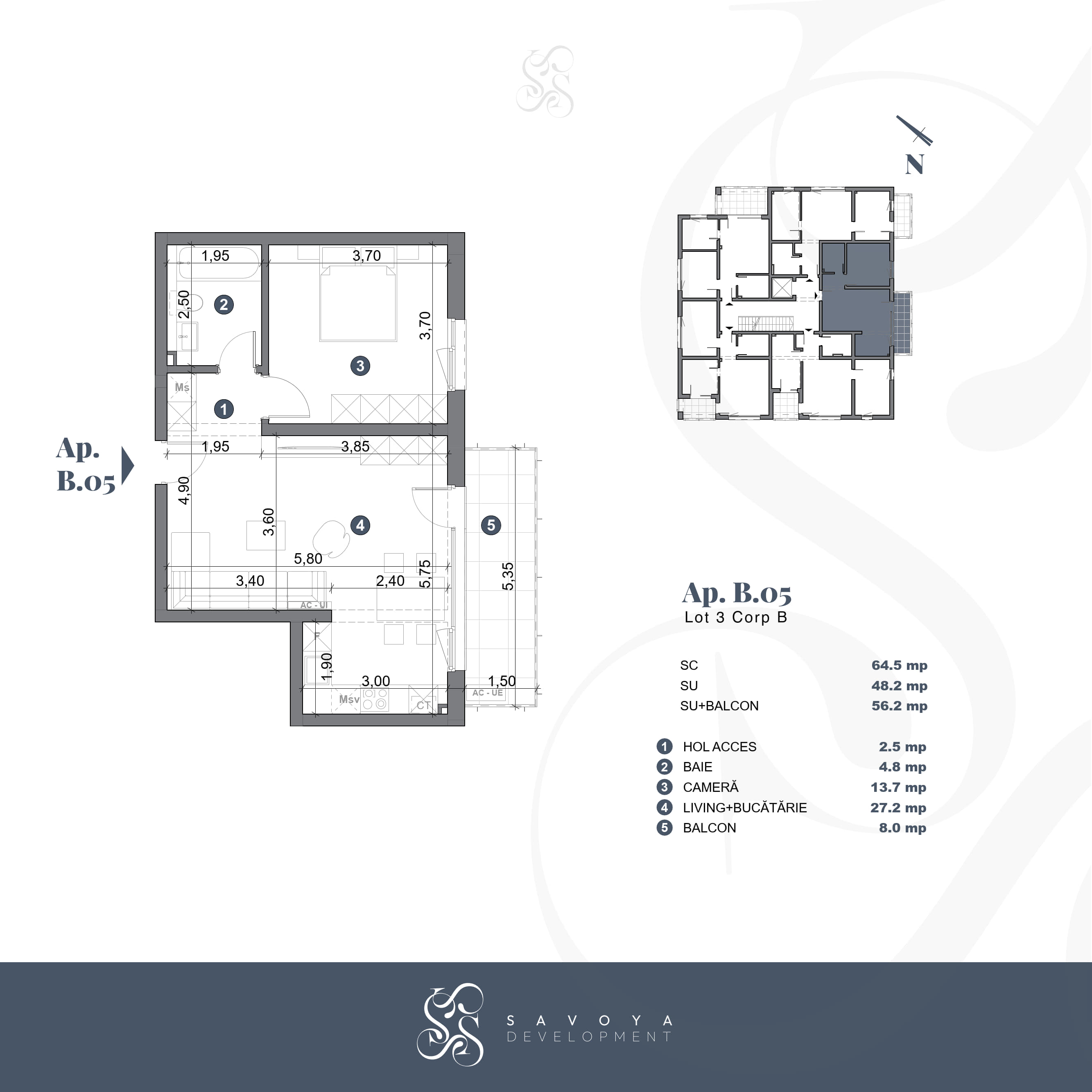 schiță plan apartament