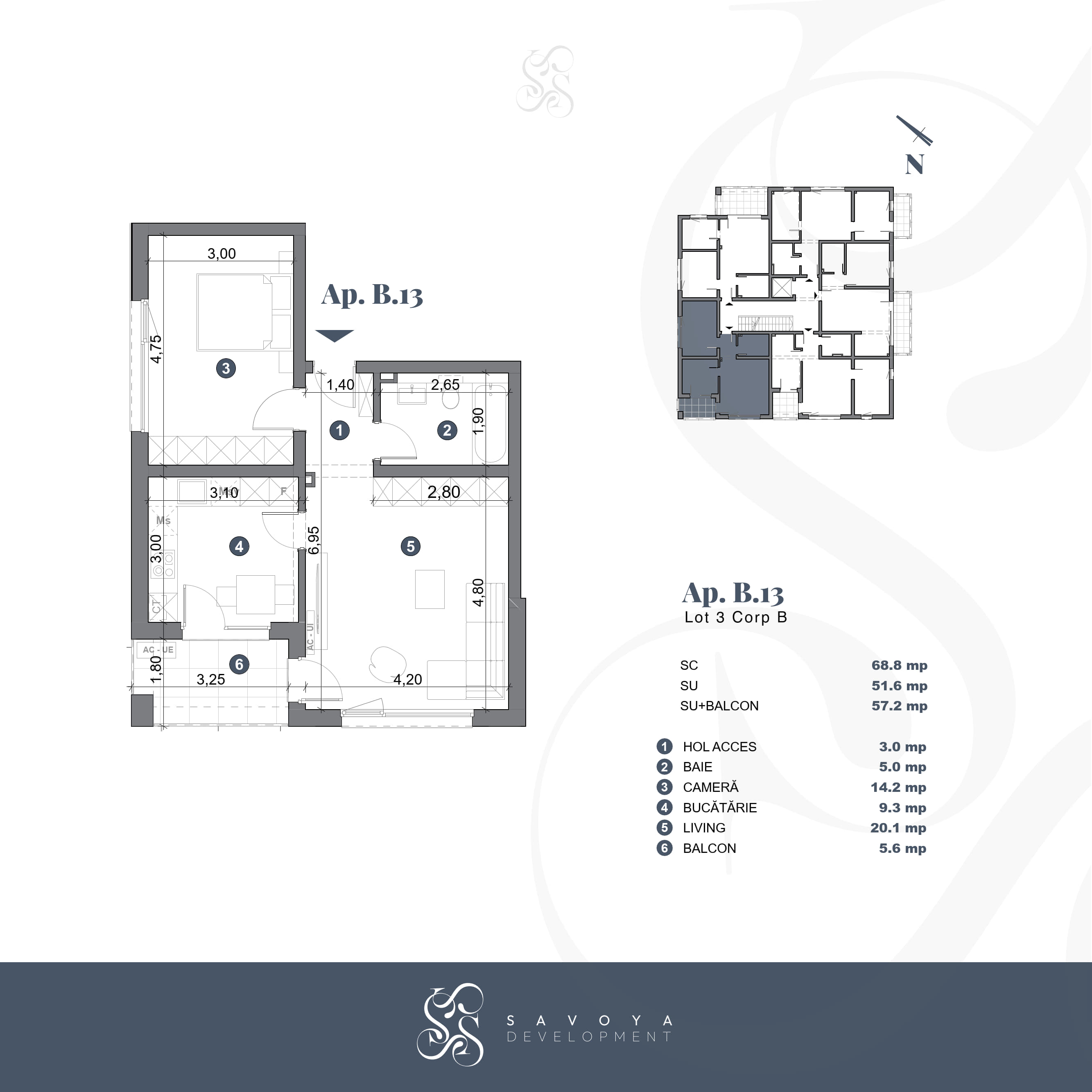 schiță plan apartament
