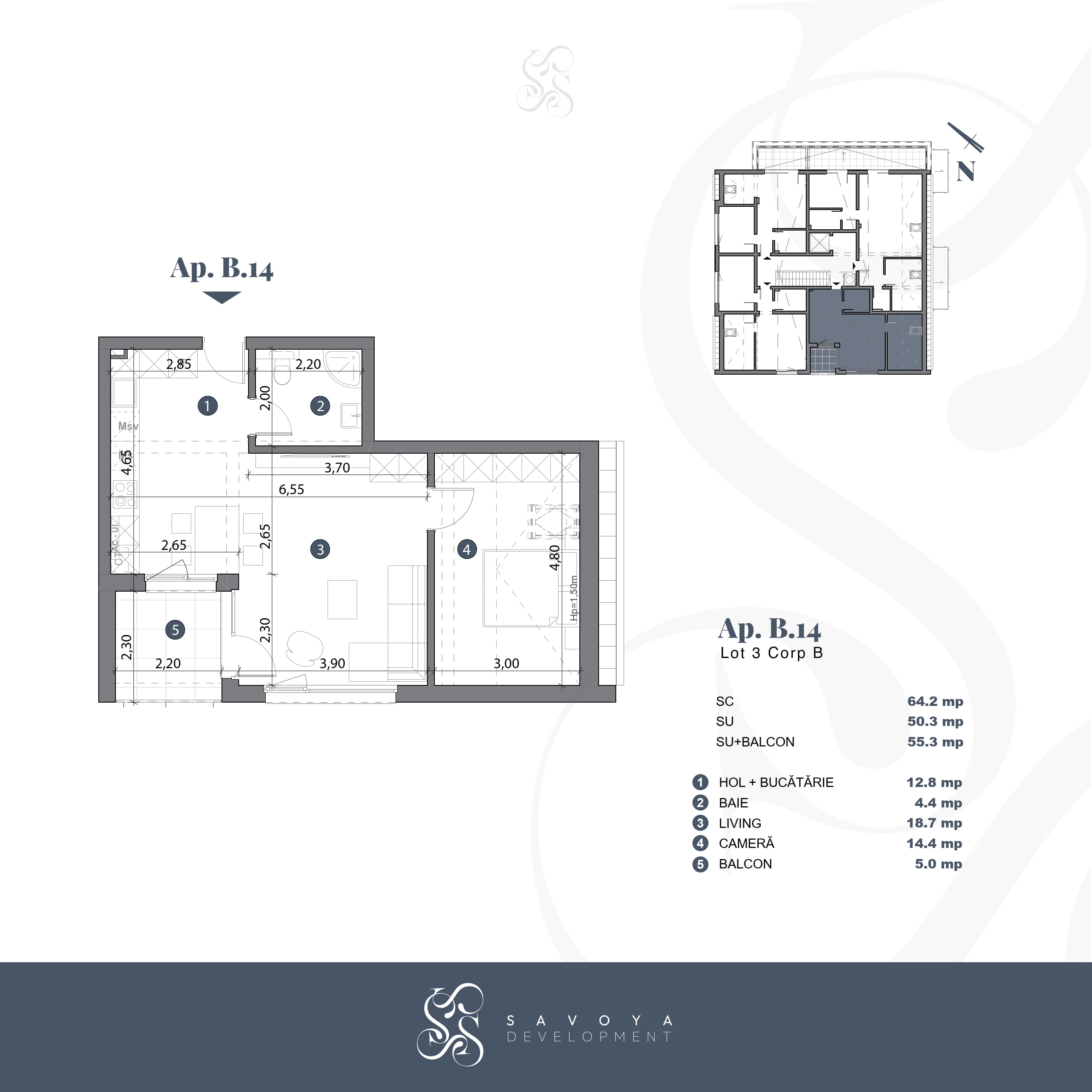 schiță plan apartament