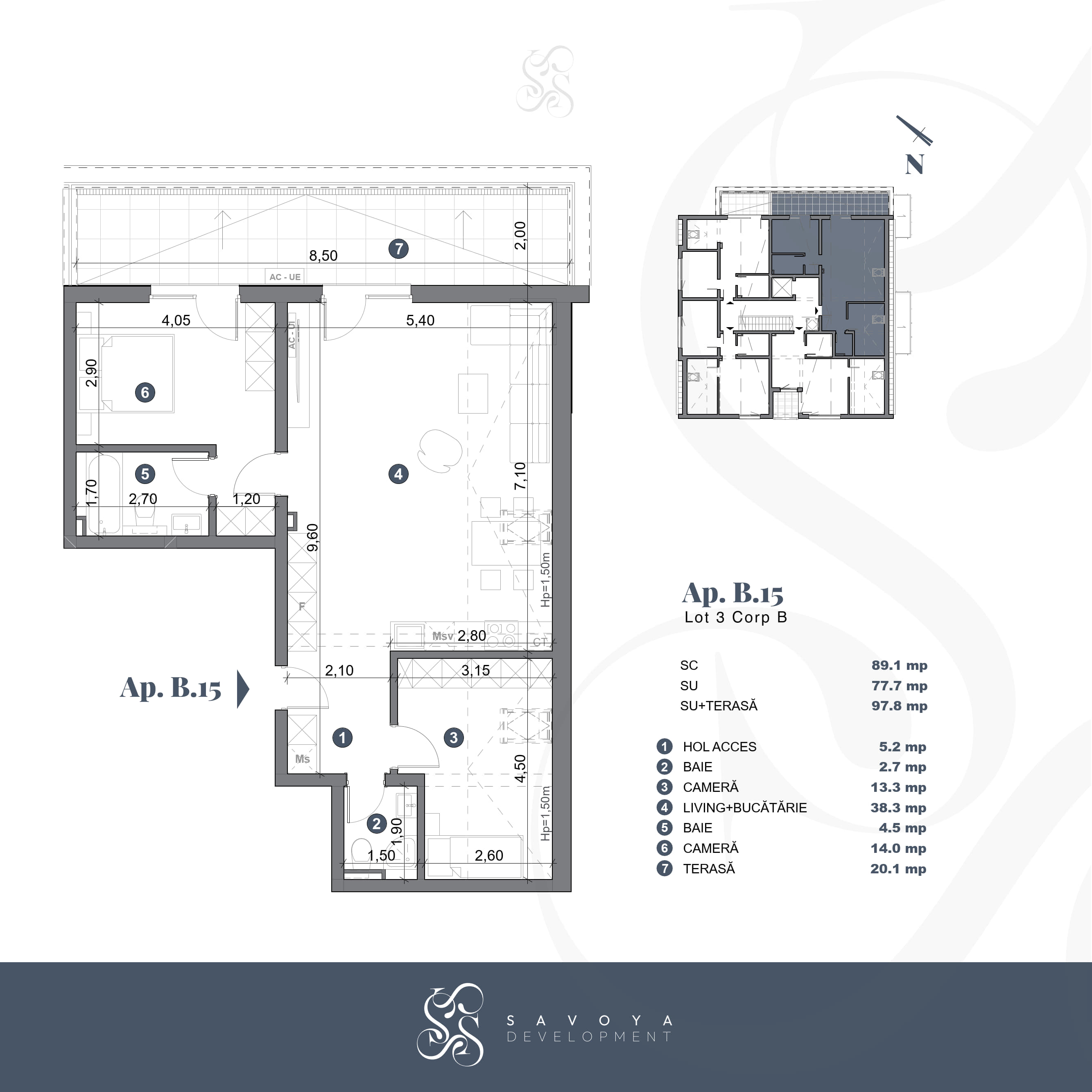 schiță plan apartament